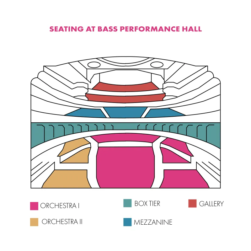 Seating at Bass Performance Hall