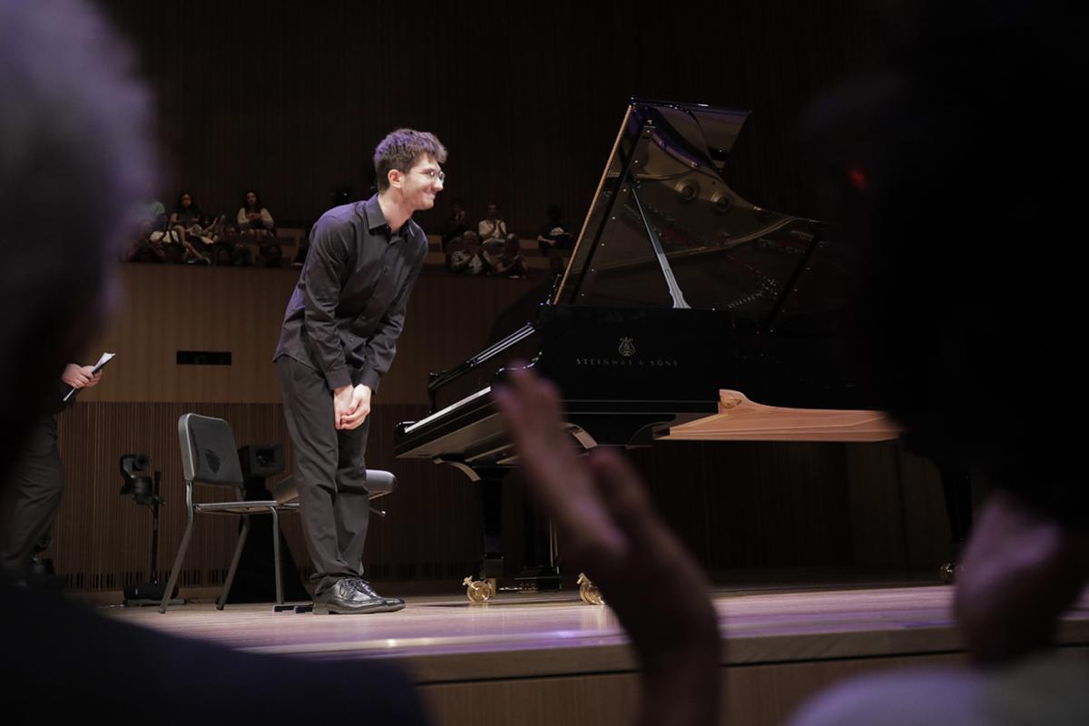 Francesco Granata at the 2022 Cliburn Competition