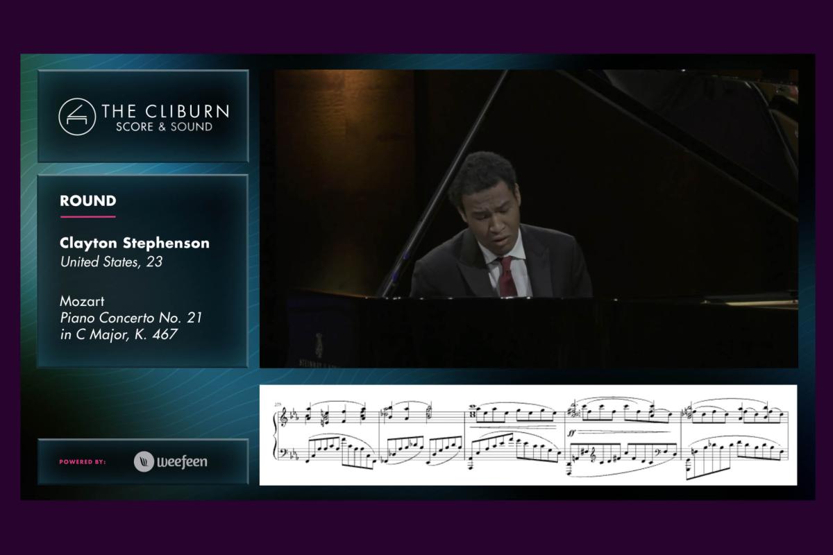 score and sound example