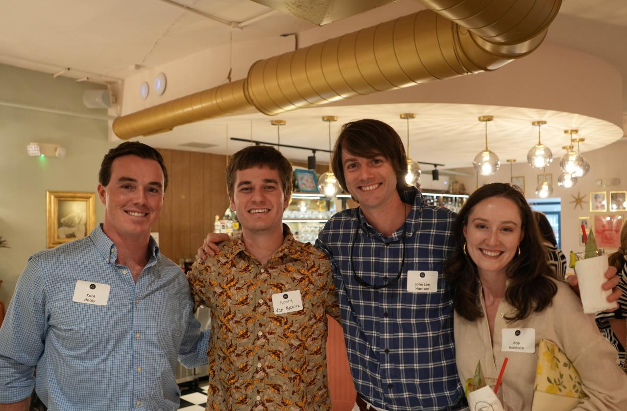 young professionals enjoying a party
