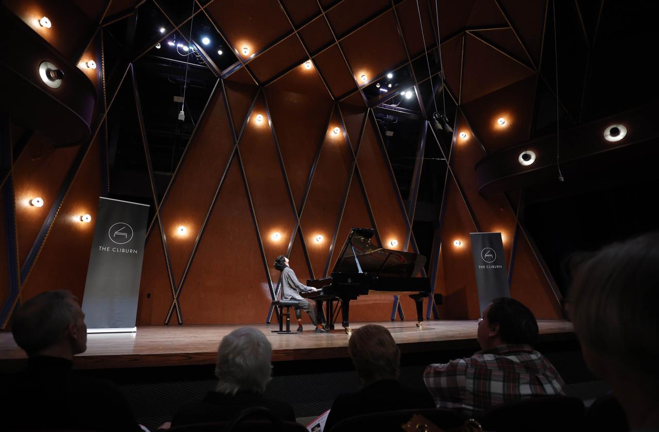 Magdalene Ho from Malaysia performs during the Sunday afternoon Screening Audition at Pepsico Recital Hall at TCU in Fort Worth, Tx. (Photo by Ralph Lauer)