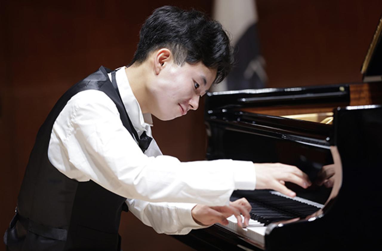 Modan Oyama at the 2023 Junior