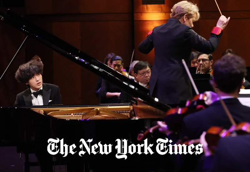 Yunchan Lim performing at the 2022 Cliburn Competition
