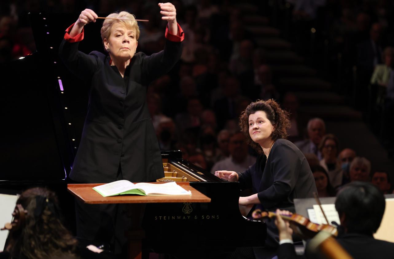 2022 Cliburn Silver Medalist Anna Geniushene with Marin Alsop