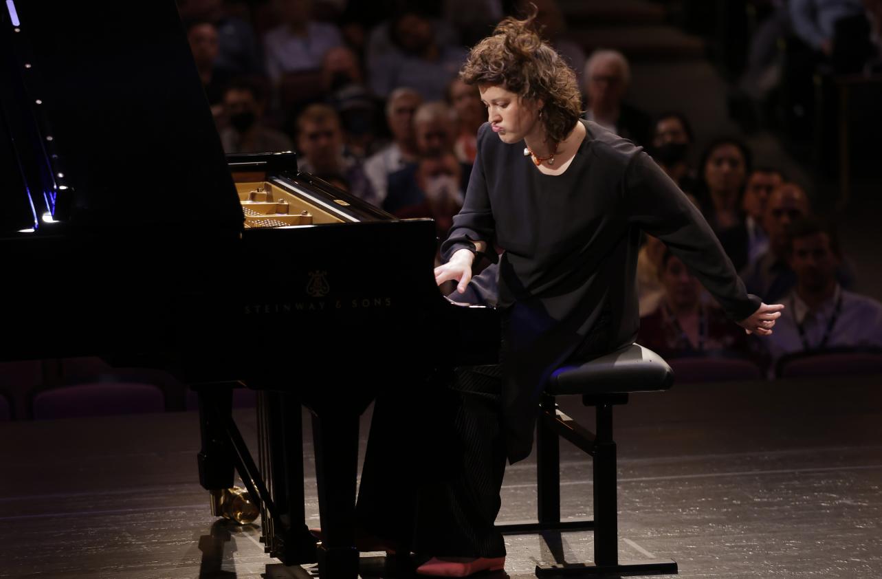 Anna Geniushene in her 2022 Cliburn Semifinal Recital