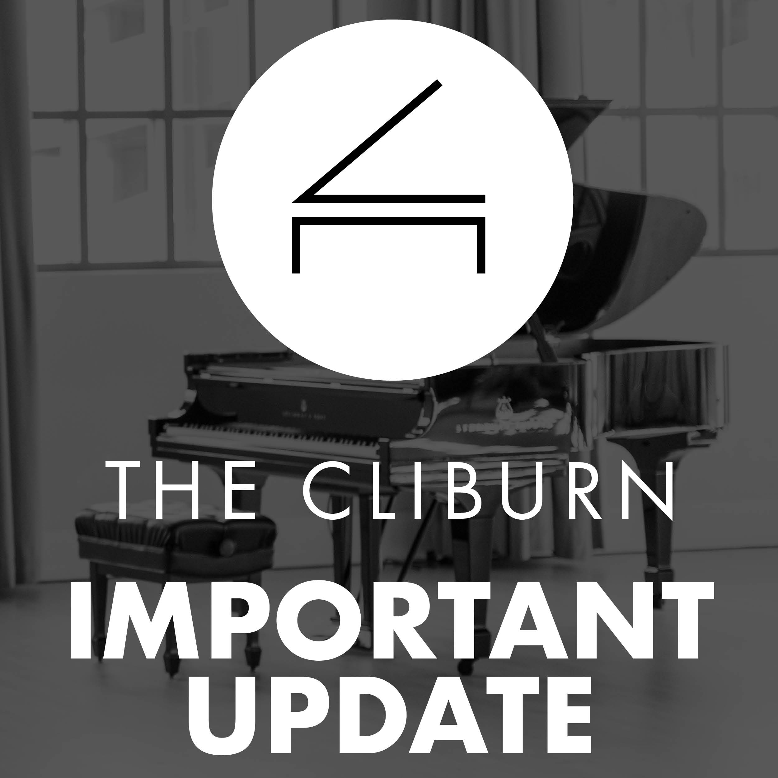 CLIBURN COMPETITION POSTPONED TO JUNE 2022